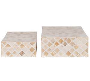 High Quality Handmade Tile Pattern Bone Inlay Box Bone Decorative Jewelry & Keepsake <b>Storage</b> Organizer Box for Home Decor - Product Image 2