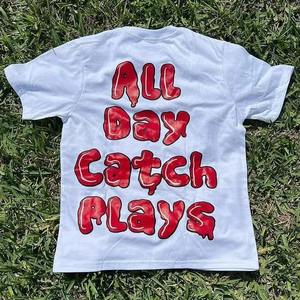 Camiseta Corta Transpirable de Alta Calidad para Hombre, Tejido Frontal 100% Algodón, Cuello Redondo Ecológico, Estampada, Antiarrugas - Product Image 5