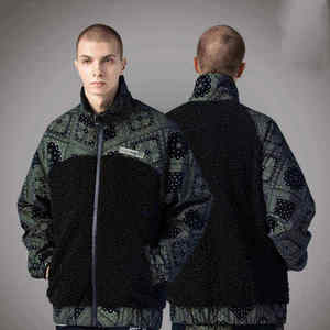 Unisex Winter <b>Techwear</b> Fleece <b>Jacket</b> Full Zip Urban Style Streetwear Warm Outerwear Custom Logo Wholesale - Product Image 6