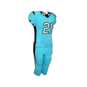 Custom American Football Jersey Set Striped <b>Rainbow</b> Design Sublimated Short Sleeve V-neck Fitted Men's Adult 100% Summer Plus - Product Image 3