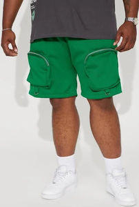 กางเกงขาสั้นคาร์โก้แฟชั่นผู้ชาย กางเกงขาสั้นแบบสั่งทำพิเศษ กางเกงขาสั้นโอเวอร์ไซส์ มีกระเป๋าคาร์โก้ OEM กางเกงขาสั้นระบายอากาศสำหรับผู้ชาย - Product Image 3