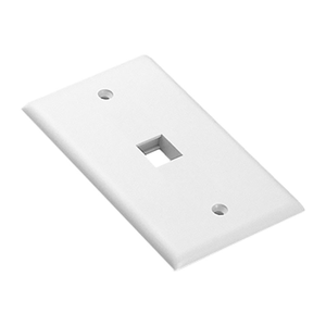 Plaque Keystone en plastique G-jack 1 port avec modèle standard simple taille 261 - Product Image 1