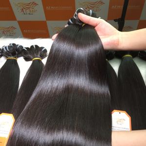 Vente en gros de mèches de cheveux vierges 100% humains, cheveux vietnamiens Remy, cuticules alignées, lisses, qualité 12A, sans produits chimiques, toutes les couleurs - Product Image 5