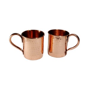 Premium Handmade Pure Copper Coffee Mug Polished Finish Drinking Mug by Madiha Art and Crafts - Product Image 3