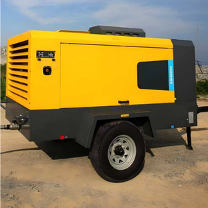 OEM Manufacturer Portable Diesel Screw Air Compressor 385-500 CFM 10-35 <b>Bar</b> Engine for Drilling & Mining - Product Image 4