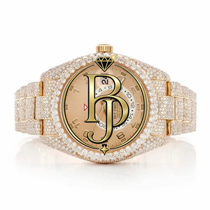 Montre Hip Hop de Luxe pour Hommes avec Diamants Moissanite VVS - Product Image 6