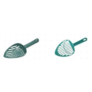 Ramasse-crottes en plastique pour chiens et chats, idéal pour nettoyer les excréments, parfait pour les voyages, durable, avec sacs à crottes, accessoire de toilettage pour animaux, pliable. - Product Image 2