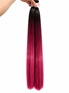 ผมแท้เวียดนามขายส่งแบบเป็นมัด ต่อผมแบบสั่งทำสีออมเบร ผมตรงนุ่มสลวยสำหรับถักเปีย - Product Image 1