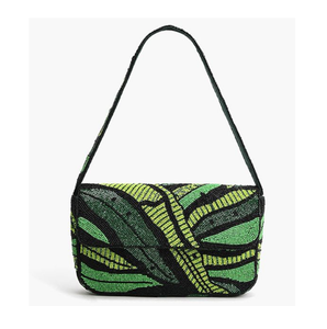 Bohemian Embroidery Cotton Handmade <b>Evening</b> Clutch <b>Bags</b> with Customizable Shape/Design Pearl Details Chains-Wholesale - Product Image 3