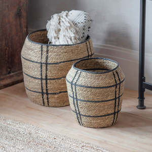 Eco Friendly Handmade Seagrass <b>Storage</b> Basket Handmade Woven Laundry Basket Home Organizer Basket Wholesale Home Decor <b>Storage</b> - Product Image 1