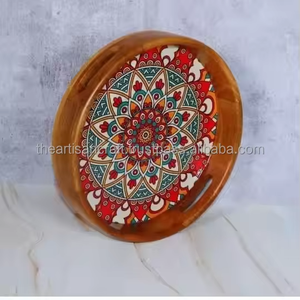 Plateau de service imprimé en bois de bonne conception Nouveau style de vaisselle pour la nourriture Thé servant des articles de fête décoratifs pour la maison et la cuisine - Product Image 6