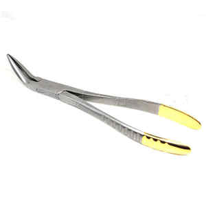 Forceps d'extraction dentaire de précision, argentés, à poignée moletée, instruments chirurgicaux manuels de classe I pour l'extraction dentaire - Product Image 5