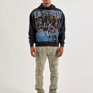 Sweat-shirts à strass, fabricant OEM, sweat-shirt élégant avec un design de pierres scintillantes, adapté aux marques de mode - Product Image 4