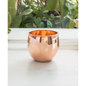 Gobelet en cuivre martelé de style artisanal pour la cuisine, la salle à manger, les voyages et les cadeaux - Product Image 1