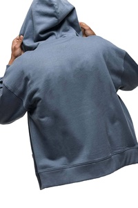Top Premium nouveauté haute qualité goutte épaule fermeture éclair sweats à capuche 360gsm 100% coton polaire meilleure vente fabrication de vêtements - Product Image 6