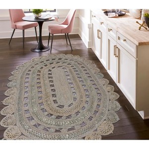 High Quality Soft Modern Hemp Braided Rug Elegant Design Reversible Dining Bathroom Factory Direct Sale Australia Halloween - Product Image 3