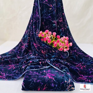 Tissu en velours imprimé multicolore pour robes de mode, vêtements, décoration intérieure, textile, fabricant sur mesure, fournisseur OEM ODM - Product Image 4