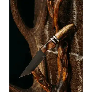 Couteau à Découper Burraq Personnalisé Fait Main en Acier Inoxydable de 9 Pouces avec Manche en Résine et Étui en Cuir pour Utilisation en Extérieur et Cadeau - DIY OEM - Product Image 4