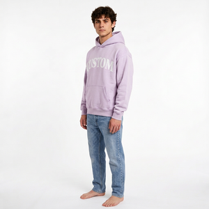 Sweat-shirt à capuche en polyester recyclé pour homme, léger, décontracté, vêtements de sport, fournisseur en gros de vêtements - Product Image 5