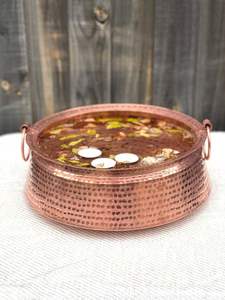 Espacioso tazón de cobre para pedicura, para una cómoda experiencia de remojo de pies en salones de belleza, spas y terapias de relajación en el hogar. - Product Image 6