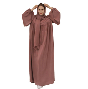 Abaya élégante, production OEM, vêtements légers et modestes pour collections de mode de luxe et chaînes de vente au détail - Product Image 1