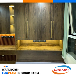 Armario resistencia al fuego a prueba de termitas PVC Panel Interior Vietnam muebles exportación experto - Product Image 5