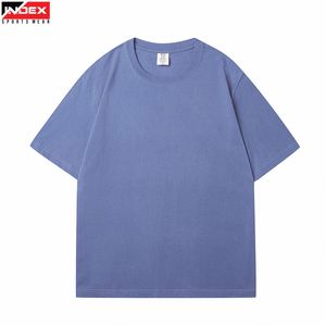 T-shirt basique uni à col rond pour homme, tissu en coton doux au toucher, respirant, écologique, pour un confort quotidien - Product Image 1