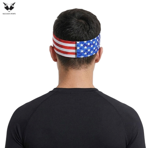 Elastic Workout Premium Quality Non Slip <b>Sport</b> Gym & Running High Stretch Fabric New Trendy Wholesale Rate Baseball <b>Headband</b> - Product Image 6