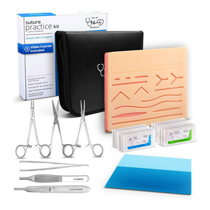 Kit de Práctica de Sutura Médica Profesional con Herramientas de Alta Calidad y Almohadilla de Sutura Reutilizable, Kit de Sutura Ideal para Estudiantes de Medicina - Product Image 5