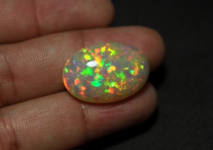 Natural Ethiopian Opal 25x17x10mm 19 Carat Brilliant Cut Color Play October Birthstone Loose Gemstone Jewelry Making Ring - Product Image 3