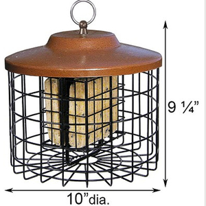 Vineyard Select Mesh Bird Feeder Outdoor <b>Garden</b> Hanging Feeder Modern Copper Mesh Bird Feeder - Product Image 4