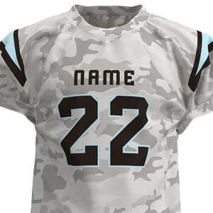 ชุดยูนิฟอร์มอเมริกันฟุตบอลคุณภาพสูง แบบครบชุด พร้อมโลโก้สั่งทำพิเศษ ด้วยเทคนิคการพิมพ์แบบซับลิเมชั่น สำหรับทีม - Product Image 6