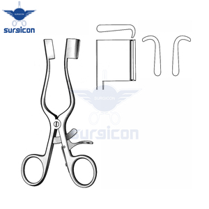 Retractor Autoretráctil Weitlaner de 14 cm (5½ Pulgadas) y 18 mm, Acero Inoxidable, Reutilizable, Instrumento Médico Quirúrgico - Product Image 2