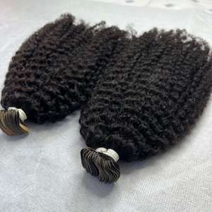 Cheveux de trame La meilleure qualité Kinky Curly 100% perruque de cheveux humains vietnamiens 100 grammes LONGUE DURÉE SUPER DOUBLE par Cloudyhair pour les femmes - Product Image 5