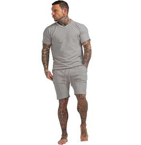 ชุดฤดูร้อนสำหรับผู้ชาย,ชุดฤดูร้อนปี2022พร้อมโลโก้ที่กำหนดเองในชุดเสื้อผ้าสำหรับเด็กผู้ชายปักลาย - Product Image 1