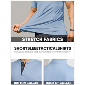 Polo de Golf Personalizado con Logotipo para Hombre, 100% Poliéster, Secado Rápido, Corte Ajustado, Manga Corta, Cuello Tipo Blade - Product Image 6