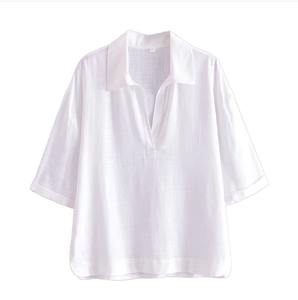 เสื้อเชิ้ตผู้ชายแขนยาวแบบถัก ผ้าเนื้อปานกลาง - Product Image 1