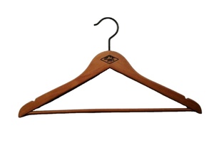 Perchas de Madera Ecológicas Premium - Perchas Antideslizantes y Duraderas con Ganchos de Acero Inoxidable para Armario (Venta al Por Mayor) - Product Image 3