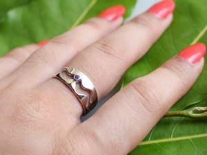 100% Pure S925 Sterling <b>Silver</b> Band <b>Ring</b> With Natural Blue Apatite Gemstone <b>Statement</b> Women's Fine <b>Rings</b> Wholesale Gifts For Her - Product Image 5