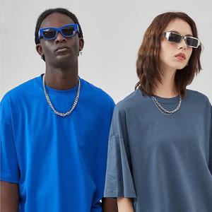 T-shirt unisexe surdimensionné de haute qualité en coton 100% pour hommes, style formel, streetwear - Product Image 4