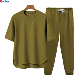 Conjunto de Verano de 2 Piezas, Camiseta de Manga Corta y Pantalones Deportivos para Hombre, Ropa Informal y Elegante, Unisex, Personalizada con Impresión por Transferencia de Calor, Transpirable - Product Image 6