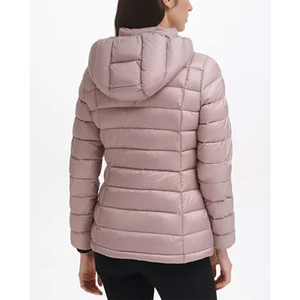 Chaqueta de Invierno Acolchada para Mujer de Alta Calidad, Abrigo Cálido con Capucha, Resistente al Viento e Impermeable, Ropa de Exterior, Logotipo Personalizado OEM - Product Image 5