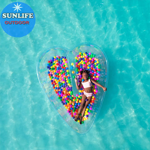 Kayak Transparente en Forma de Corazón para Turistas, con Capacidad de 160L para 2 Personas, para Actividades al Aire Libre - Product Image 5