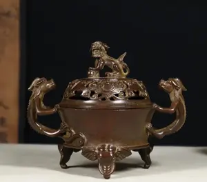 Luxury Arabic <b>Bakhoor</b> Incense Burner with Exquisite Design for <b>Oud</b> Chips Creating a Rich Fragrance Experience at Home - Product Image 1