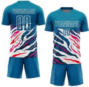 Uniforme de Fútbol 100% Poliéster, Conjuntos Deportivos Transpirables de Primera Calidad con Logotipo, Nombre del Equipo, Servicio OEM - Product Image 1