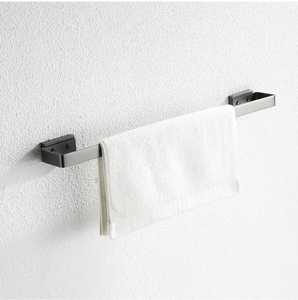 Skies Trader Stainless Steel Folding Towel Rack Wall Mounted Bathroom Shelf with Swivel Bar and 5 Sliding <b>Hooks</b> <b>Chrome</b> Organizer - Product Image 6