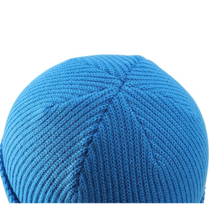 Wholesale White Plain Beanie Hat Rib Knit <b>Winter</b> <b>Cap</b> Unisex Soft Warm Stretch Skull <b>Cap</b> Custom Logo Hat - Product Image 4