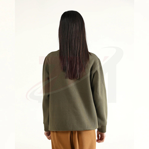 Sudadera estampada informal con cuello redondo, ropa de moda para comodidad diaria y estilo moderno, estampado gráfico para mujer - Product Image 3