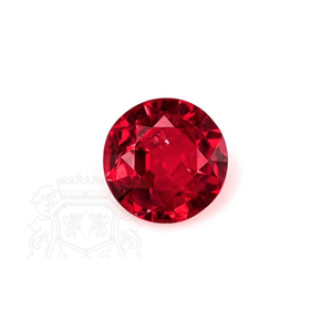Rubí Rojo de Forma Redonda, Gema Suelta, Tamaños Personalizados, Natural y Creado en Laboratorio para Uso en Joyería - Product Image 1
