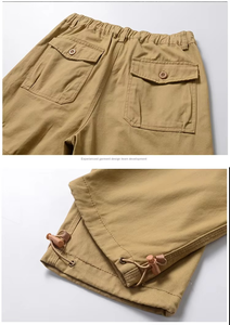 กางเกงคาร์โก้ลำลองหลายกระเป๋า ขายส่ง กางเกงทำงานลายพรางแบบกำหนดเองสำหรับผู้ชาย แห้งเร็ว ระบายอากาศได้ดี - Product Image 2